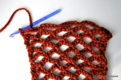 Diamond Lattice Crochet Scarf Pattern | Classy Crochet