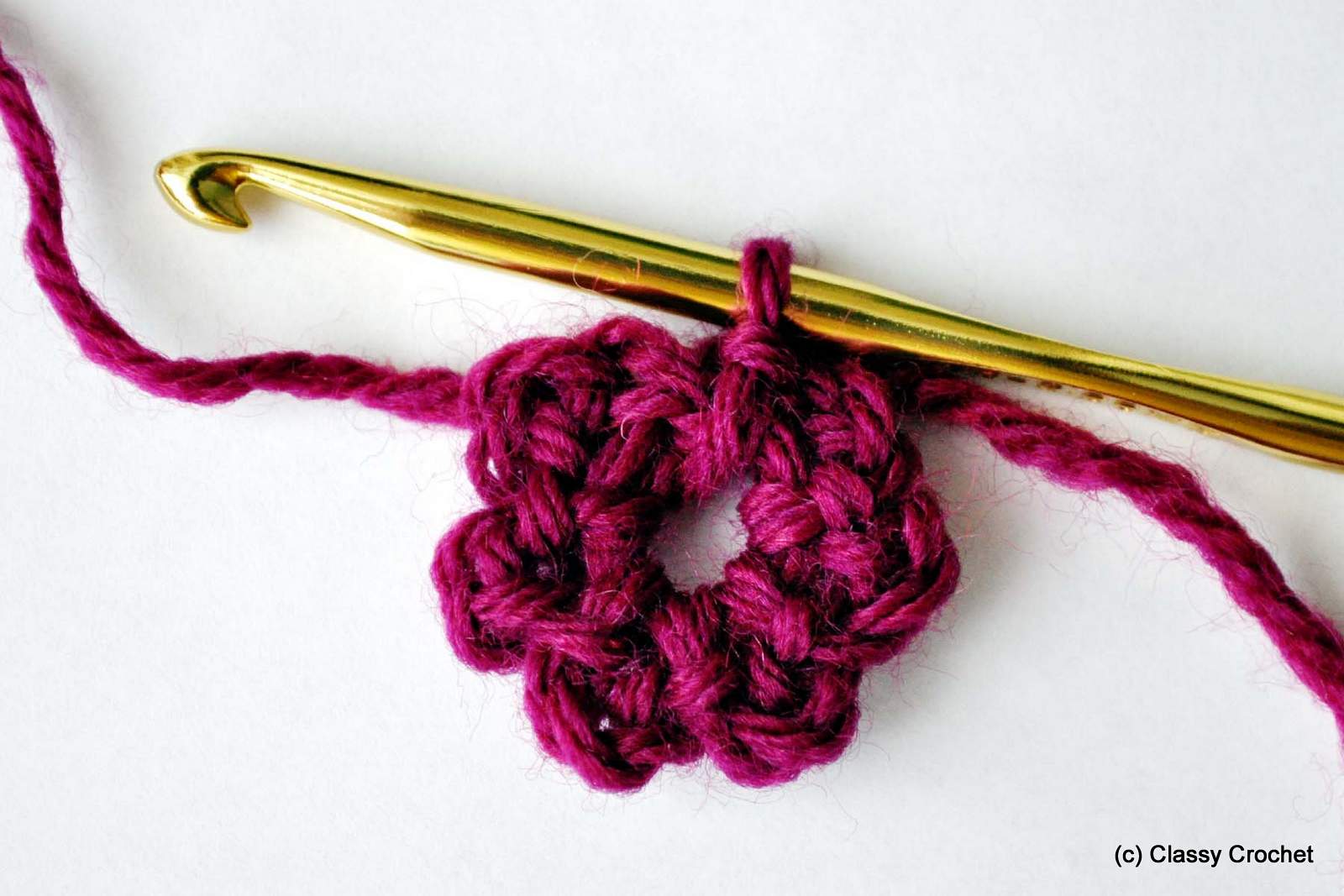 How To Basic Crochet Flower Classy Crochet,Vinegar In Laundry How Much